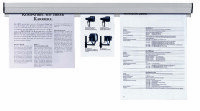 Franken Grey Plastic Paper Holder Rail - 580 x 40mm