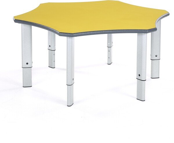 Metalliform Flower Range Height Adjustable Table - 1215 x 1097mm