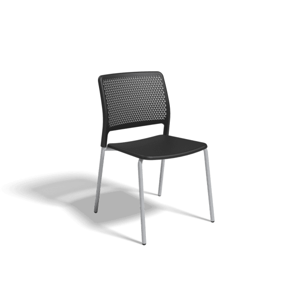 KI Grafton 4 Leg Chair - Black
