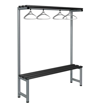Probe Cloakroom Single Sided Overhead Hanging Bench 1500 x 350 x 475mm