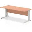 Dynamic Impulse Rectangular Desk with Cable Managed Legs - 1800mm x 800mm