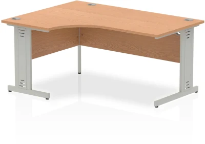 Dynamic Impulse Corner Desk with Cable Managed Legs - 1600mm x 1200mm
