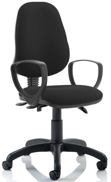 Dynamic Eclipse Plus 3 Chair with Loop Arms - Black