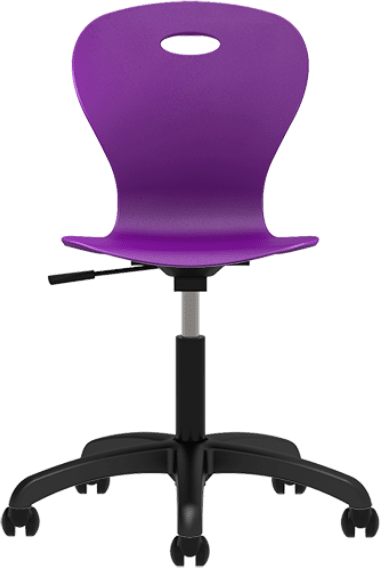 Origin Lotus Task Chair - Aluminium 5 Star Base - Blue Lilac