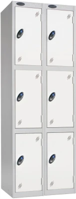 Probe Three Door Nest of 2 Steel Lockers - 1780 x 610 x 305mm