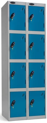 Probe Four Door Nest of 2 Steel Lockers - 1780 x 610 x 305mm