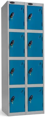 Probe 4 Door Nest of 2 Steel Lockers