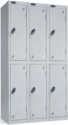 Probe Two Door Nest of 3 Steel Lockers - 1780 x 915 x 460mm