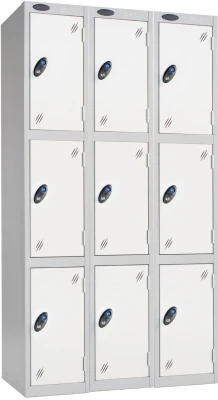 Probe Three Door Nest of 3 Steel Lockers - 1780 x 915 x 305mm