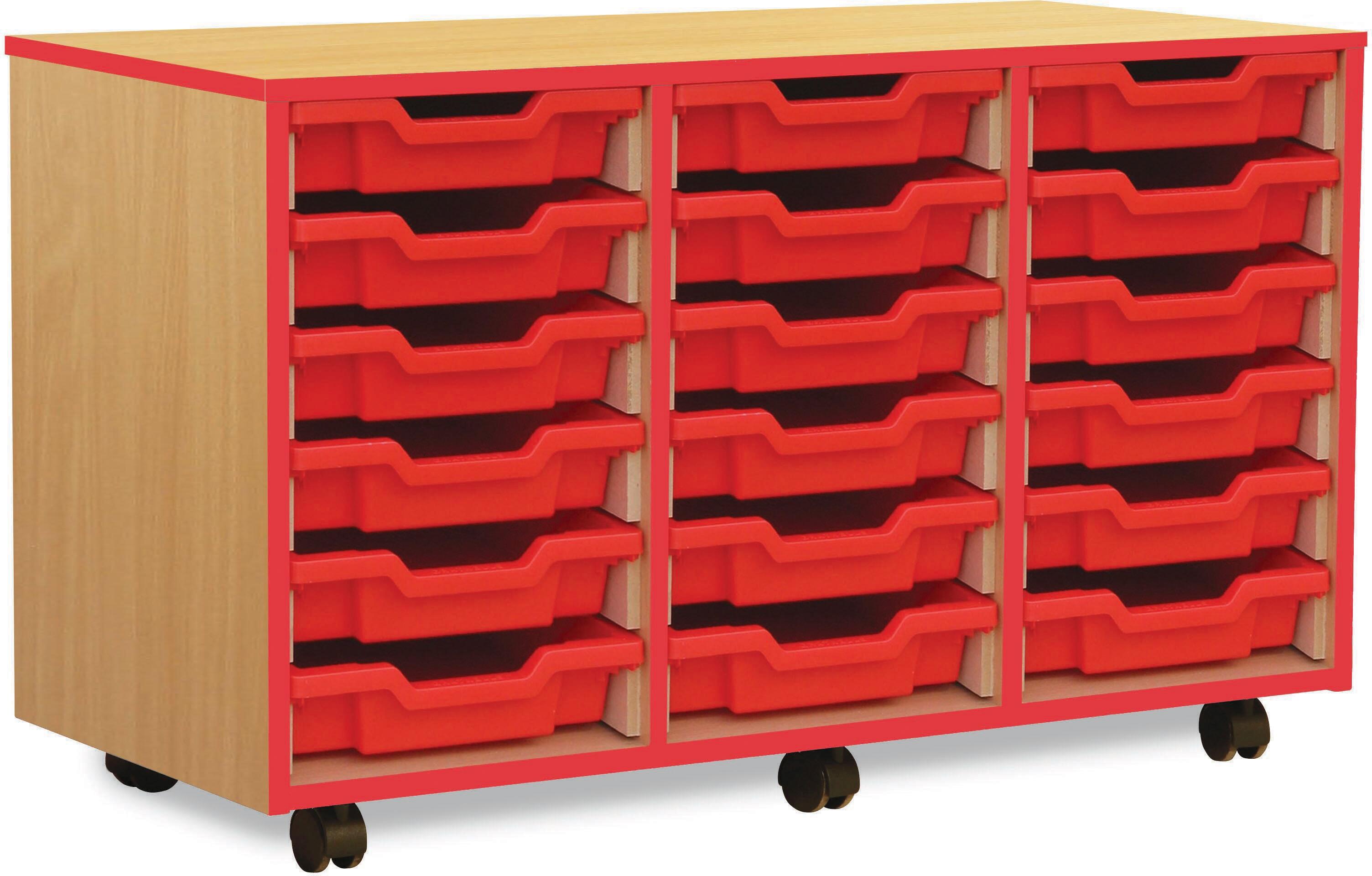 classroom tray storage