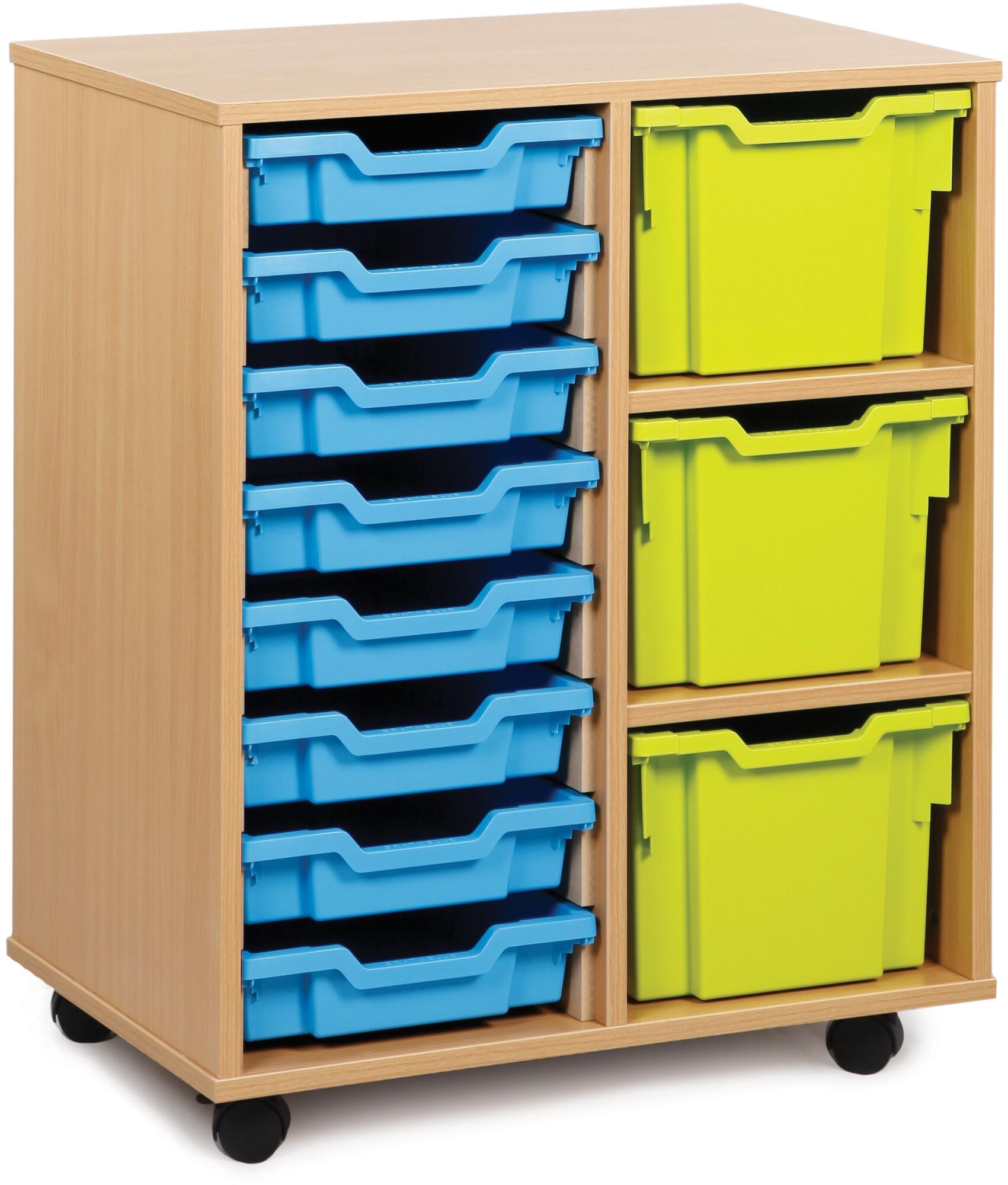 Classic Tray Storage Unit 8 Shallow and 3 Extra Deep Trays