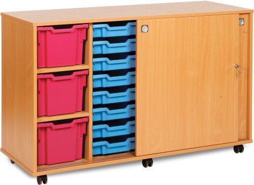 Monarch Classic Tray Storage Unit 16 Shallow 4 Deep and 3 Extra Deep Tray Units Without Doors