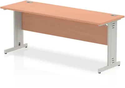 Dynamic Impulse Rectangular Desk with Cable Managed Legs - 1800mm x 600mm