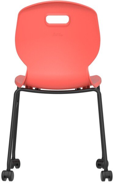 Arc Mobile Chair - 460mm Seat Height - Coral