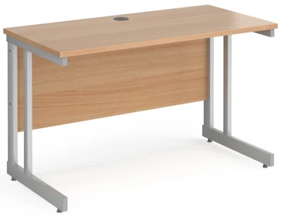 Gentoo Rectangular Desk with Twin Cantilever Legs - 1200mm x 600mm