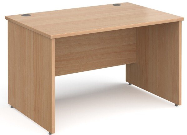 Gentoo Rectangular Desk with Panel End Legs - 1200mm x 800mm - Beech