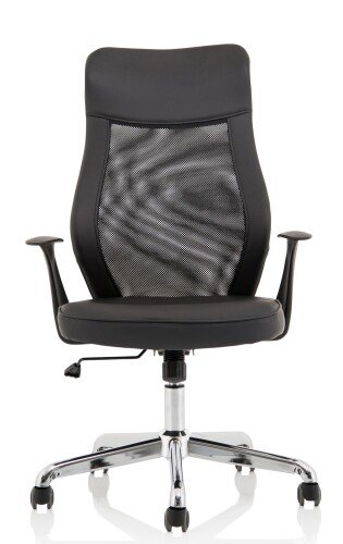 Dynamic Baye Mesh and Faux Leather Operator Chair