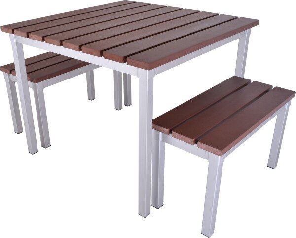 Gopak Enviro Outdoor Square Table 1250mm