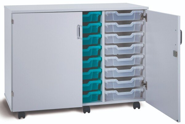 Monarch Premium Mobile 24 Shallow Tray Unit with Doors