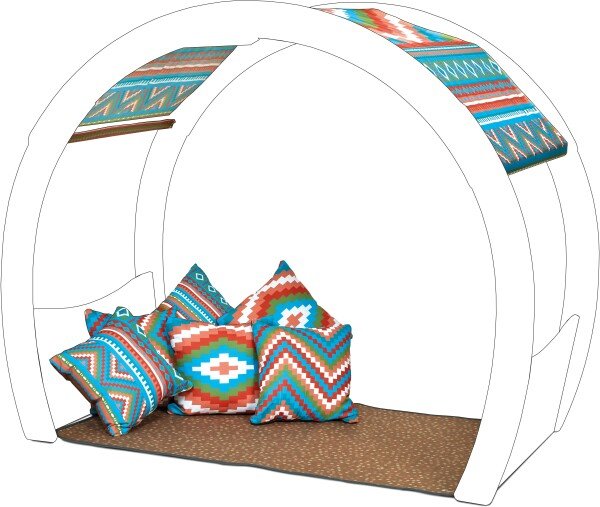 Millhouse Large Aztec Accessory Set Only