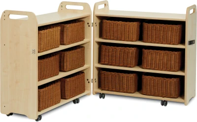 Millhouse Pack-Away Cabinet with 12 Deep Baskets