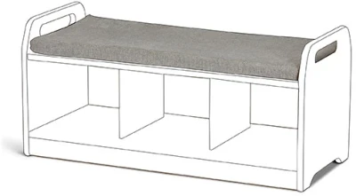 Millhouse Bench Cushion - Low Level Storage Bench