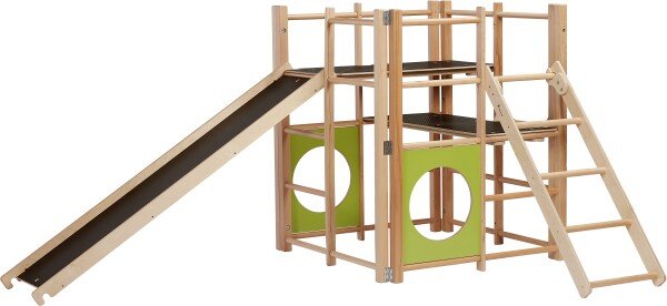 Millhouse Indoor Climbing Frame - Starter Set - Frame, Slide & Ladder