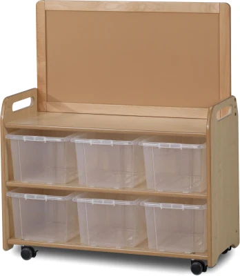 Millhouse Mobile Unit With Top Display Add-on And 6 Clear Tubs