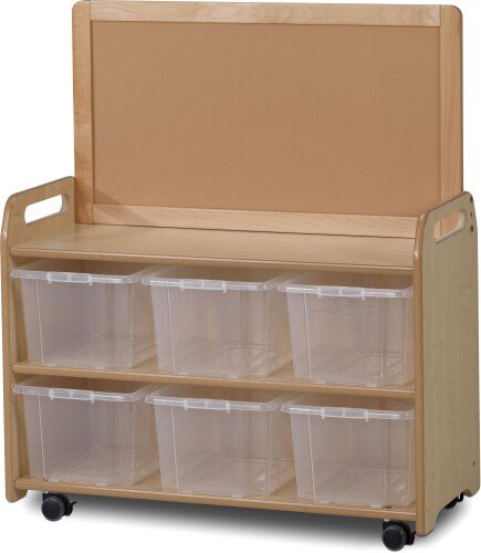 Millhouse Mobile Unit With Top Display Add-on And 6 Clear Tubs