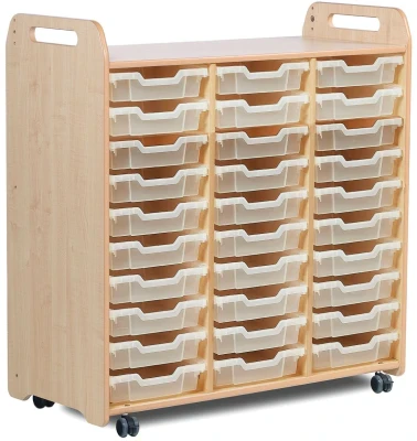 Millhouse Tray Storage Unit (1080mm Height) With 30 Shallow Trays