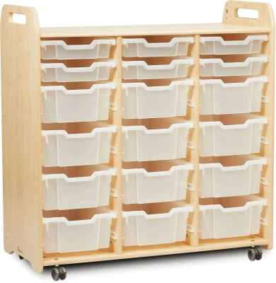 Millhouse Tray Storage Unit (1080mm Height) With 6 Shallow And 12 Deep Trays