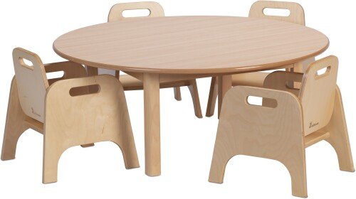 Millhouse Circular Table Plus 4 Sturdy Chairs