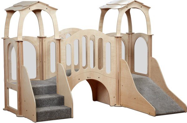 Millhouse Discovery Bridge Kinder Gym with Roof