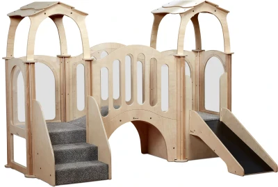 Millhouse Hide ‘n’ Slide Kinder Gym with Roof