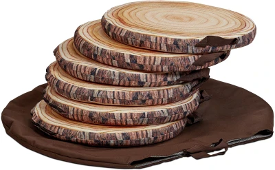 Millhouse Log Seat Pads With Bag (Pack of 6)