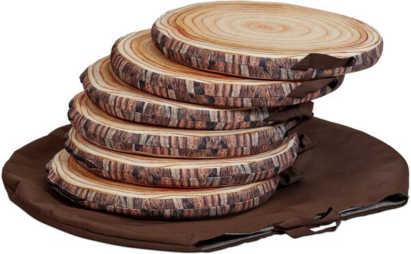 Millhouse Log Seat Pads - Pack of 6