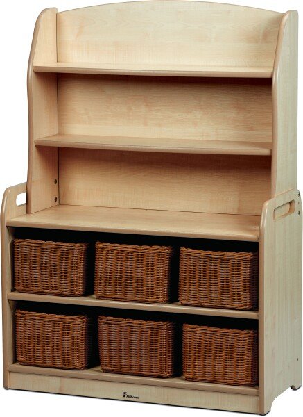 Millhouse Welsh Dresser Display Storage with 6 Baskets
