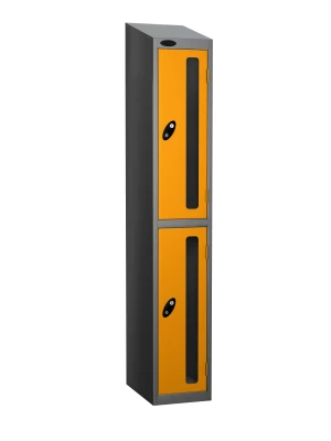 Probe Two Compartment Vision Panel Nest of Three Lockers - 1780 x 915 x 460mm