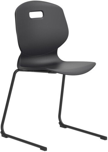 Arc Reverse Cantilever Chair - 430mm Seat Height - Anthracite