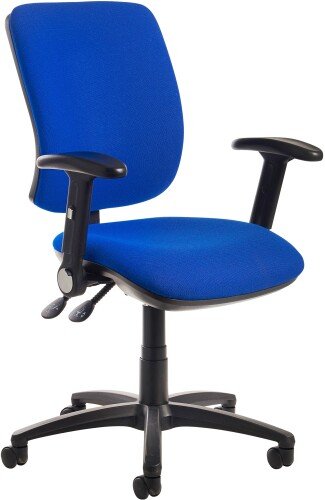 Dams Senza Operator Chair with Folding Arms - Blue
