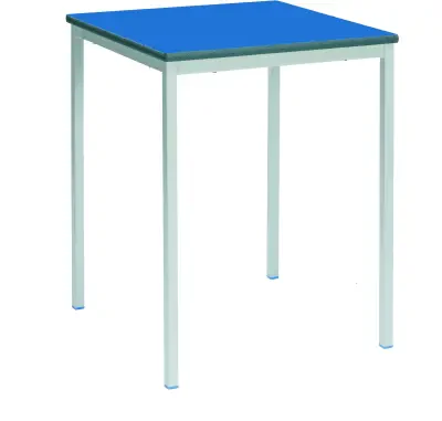 Metalliform Fully Welded Square Table - PU Edge - 600mm