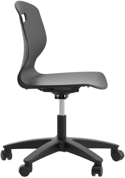Arc Swivel Fixed Chair - 795-890mm Seat Height - Anthracite