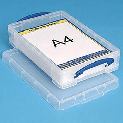 4L Transparent Really Useful Box