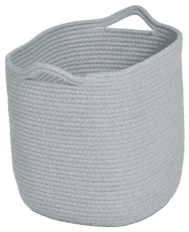 Millhouse Light Grey Deep Rope Basket (pk6)