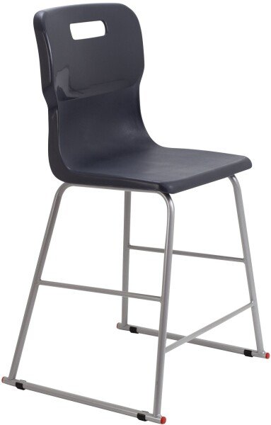 Titan High Chair - (11-14 Years) 610mm Seat Height - Black
