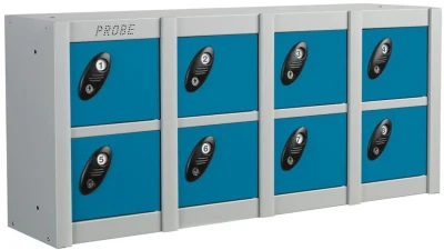 Probe MiniBox 8 Multi Door Stackable Lockers - 415 x 900 x 230mm