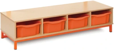 Monarch Cloakroom Bottom with 4 Deep Trays