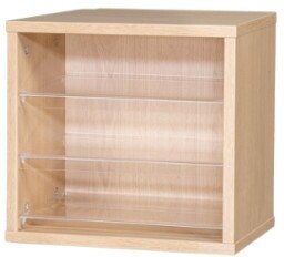 Willowbrook Wall Mountable Pigeonhole with Acrylic Shelves 3 Spaces