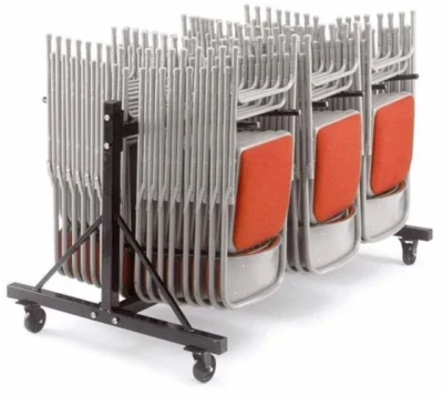 Principal 2700 52 Folding Chairs & 3 Row Trolley Package