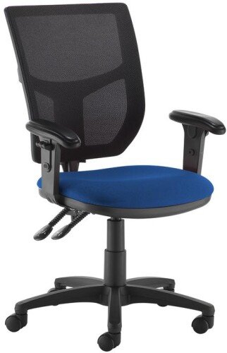 Gentoo Altino 2 Lever High Mesh Back Operators Chair with Adjustable Arms